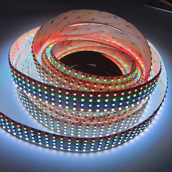Quad Row RGBW Brightest DC24V with Single Color 3528 LEDs Flexible LED Tape Lights Nano Waterproof 146LEDs/Foot, 3.28 ~ 16.4ft